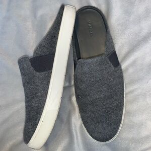 Vince Blair Charcoal gray wool Slip-On sneaker mule Loafers size 9 low